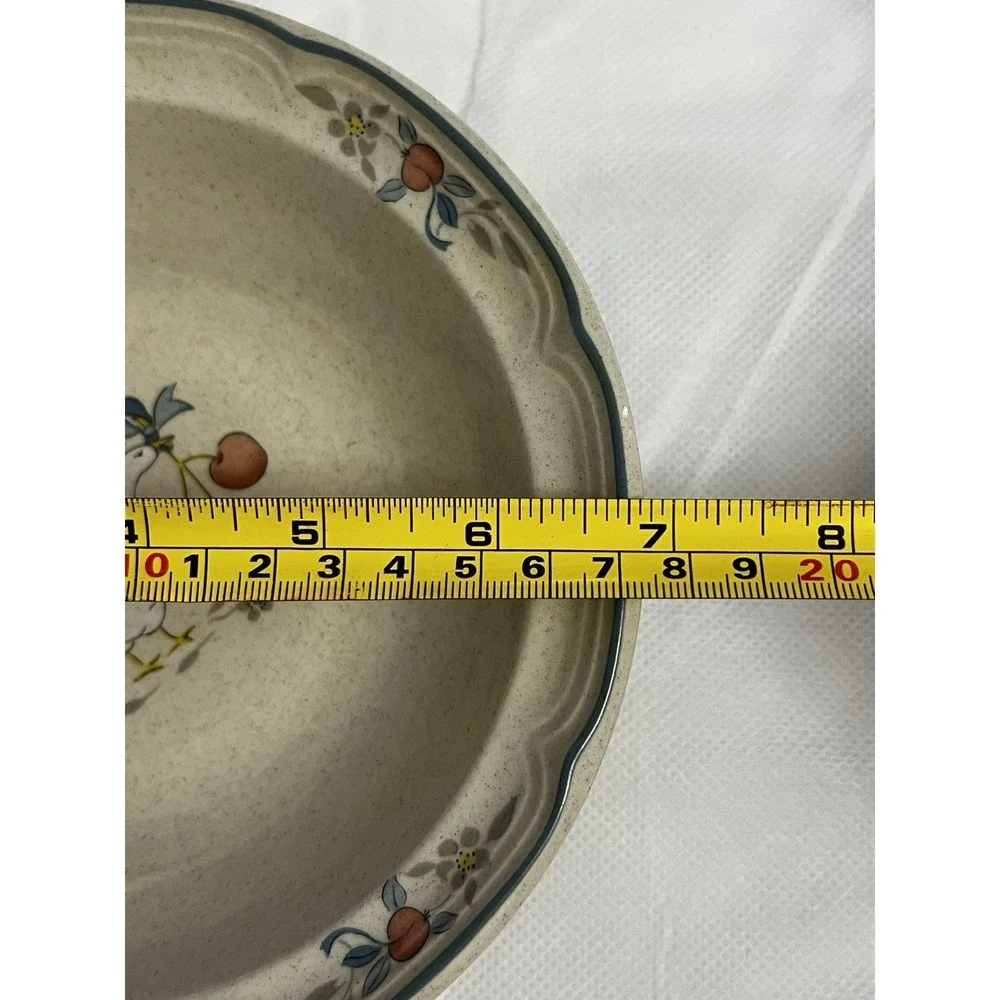 VTG International Tableworks Stoneware Marmalade Goose‎ Soup Cereal Bowl 2 Pc